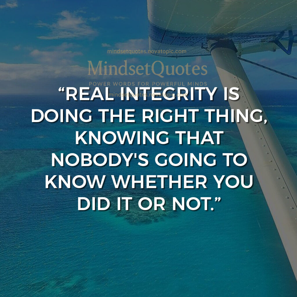 Real integrity