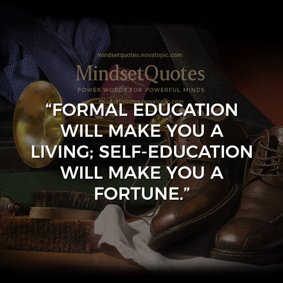 Formal and self education