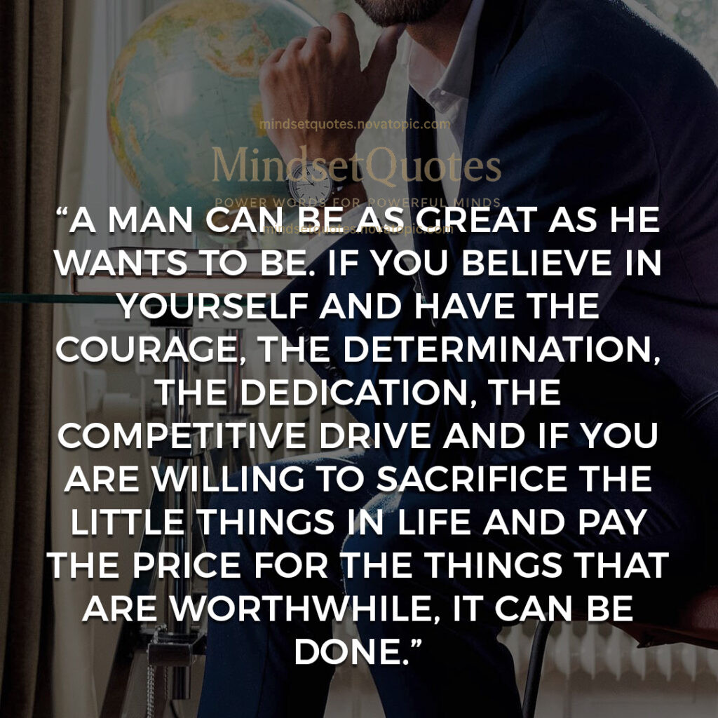 Believe in yourself..