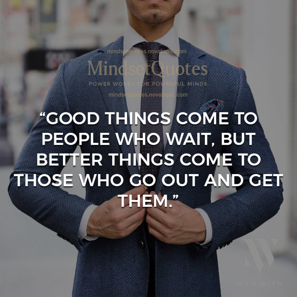 Good things come to people....