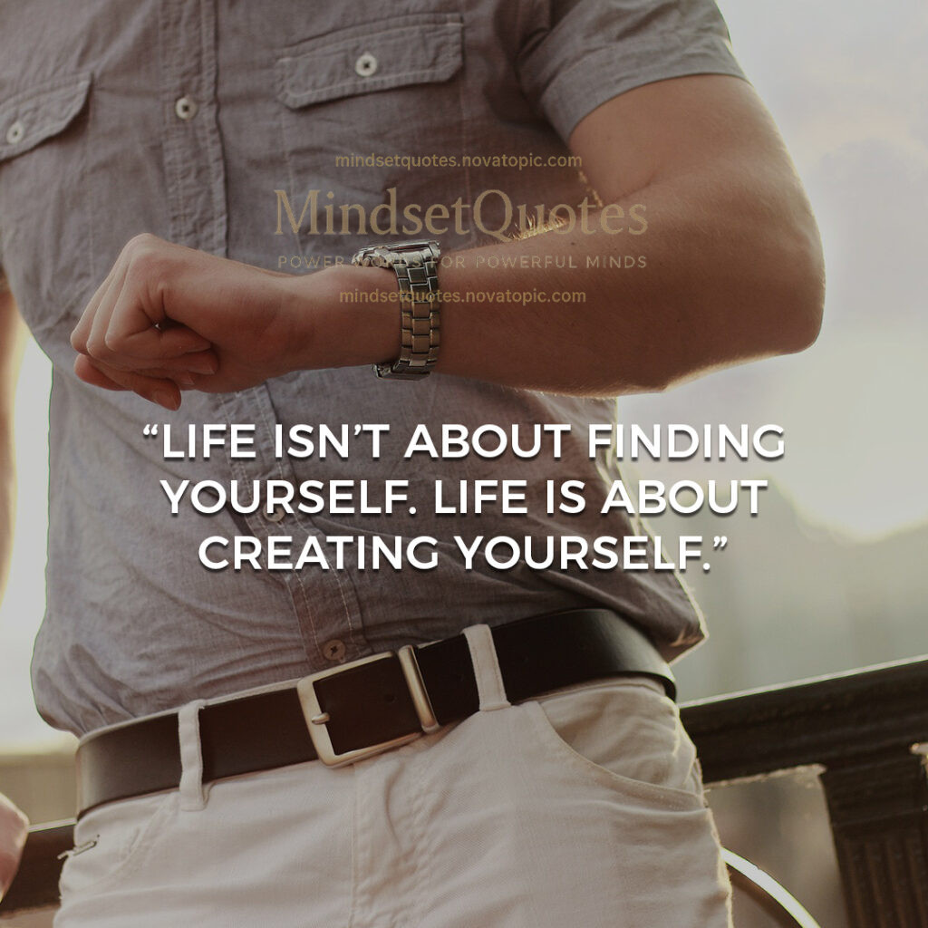 Life is not about...