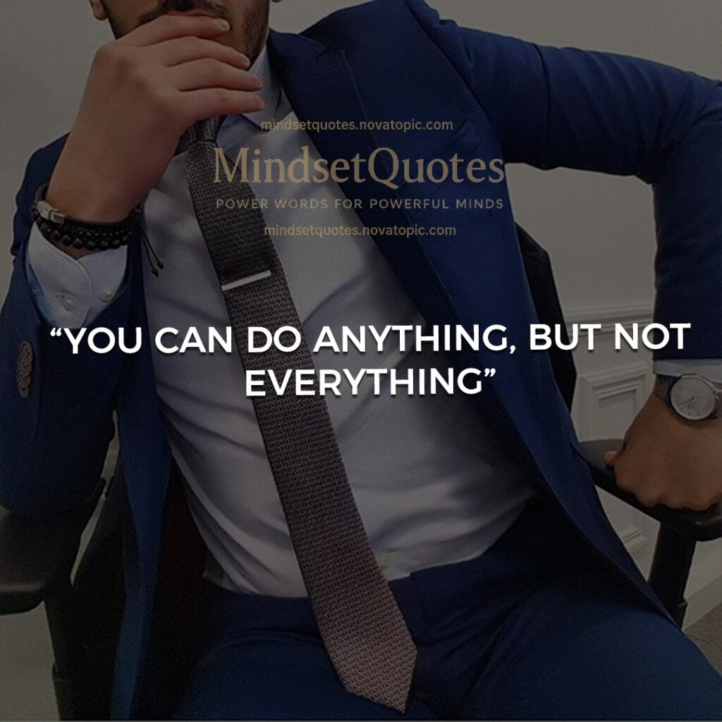 Anything but not everything...