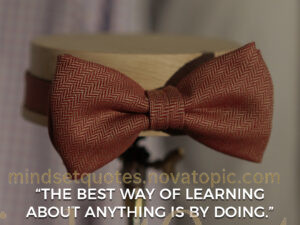 learning by doing...
