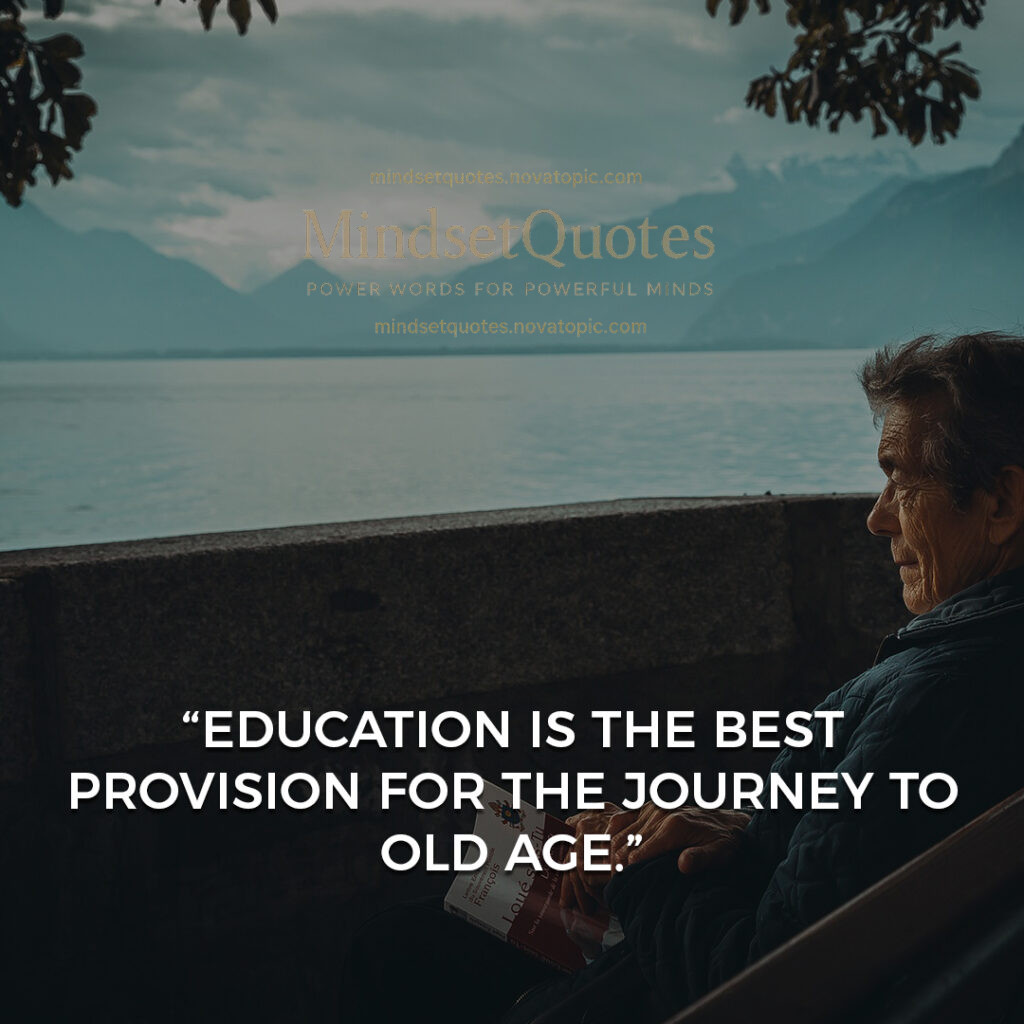 Education is the best provision